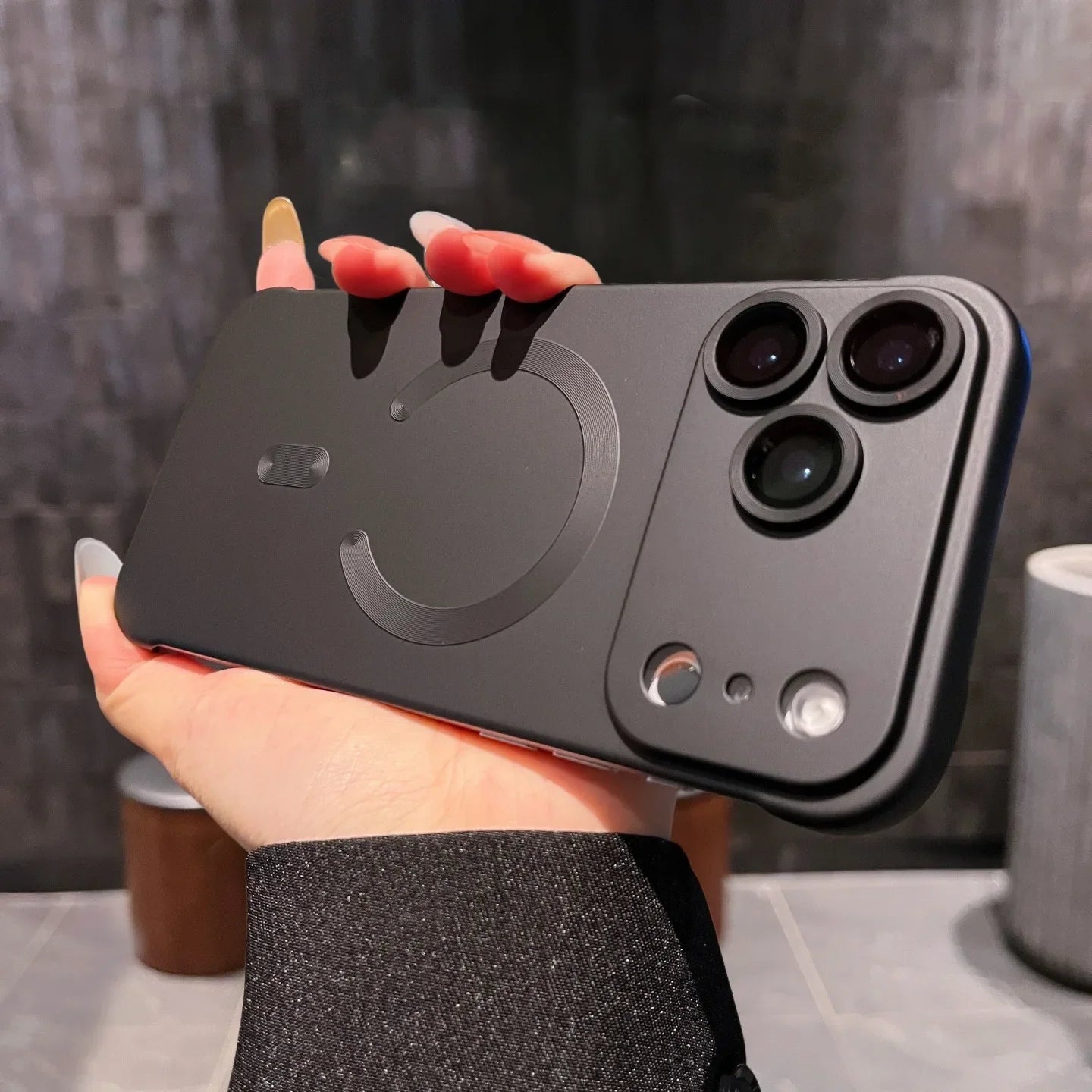 Luxury Plating Frameless Magsafe Case for iPhone 17 Pro Max Air Lens Film Ultra Thin PC Cover for iPhone 13 14 12 15 16 Pro Max