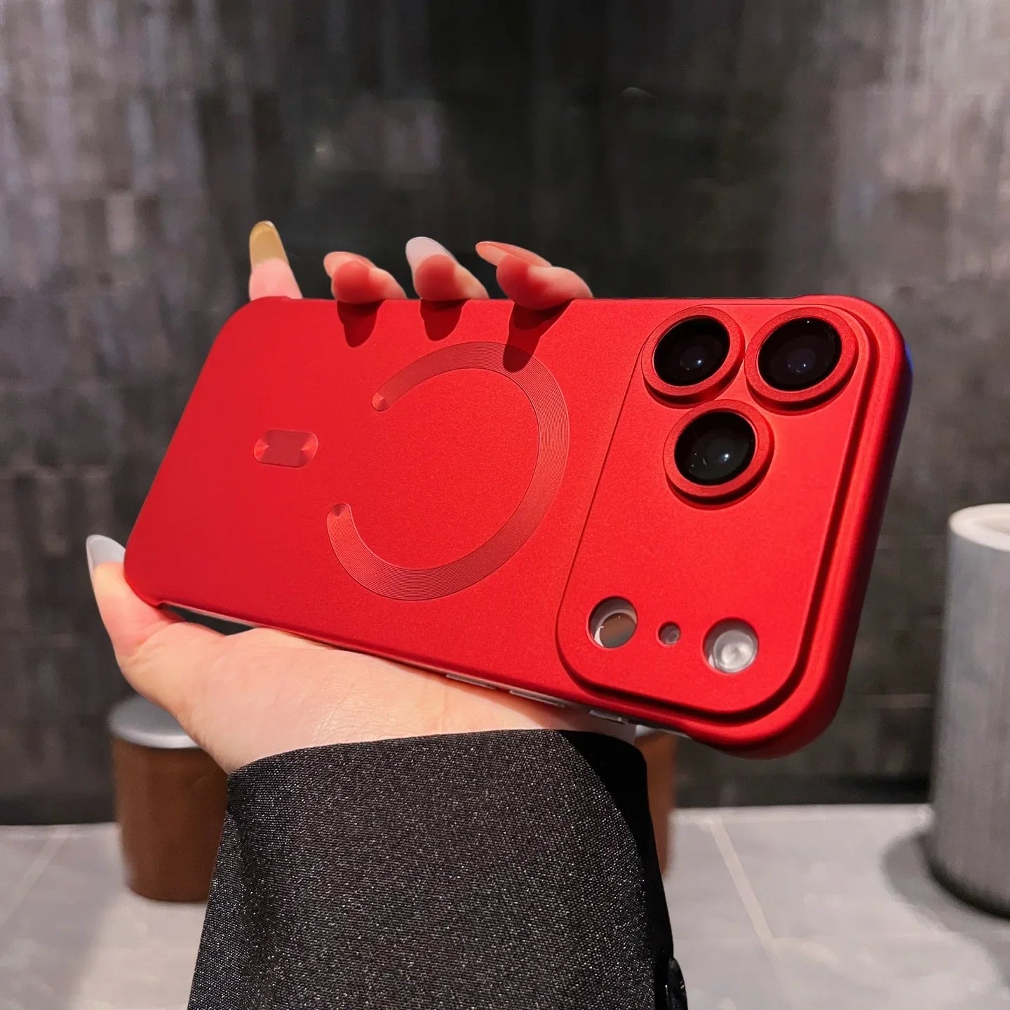 Luxury Plating Frameless Magsafe Case for iPhone 17 Pro Max Air Lens Film Ultra Thin PC Cover for iPhone 13 14 12 15 16 Pro Max