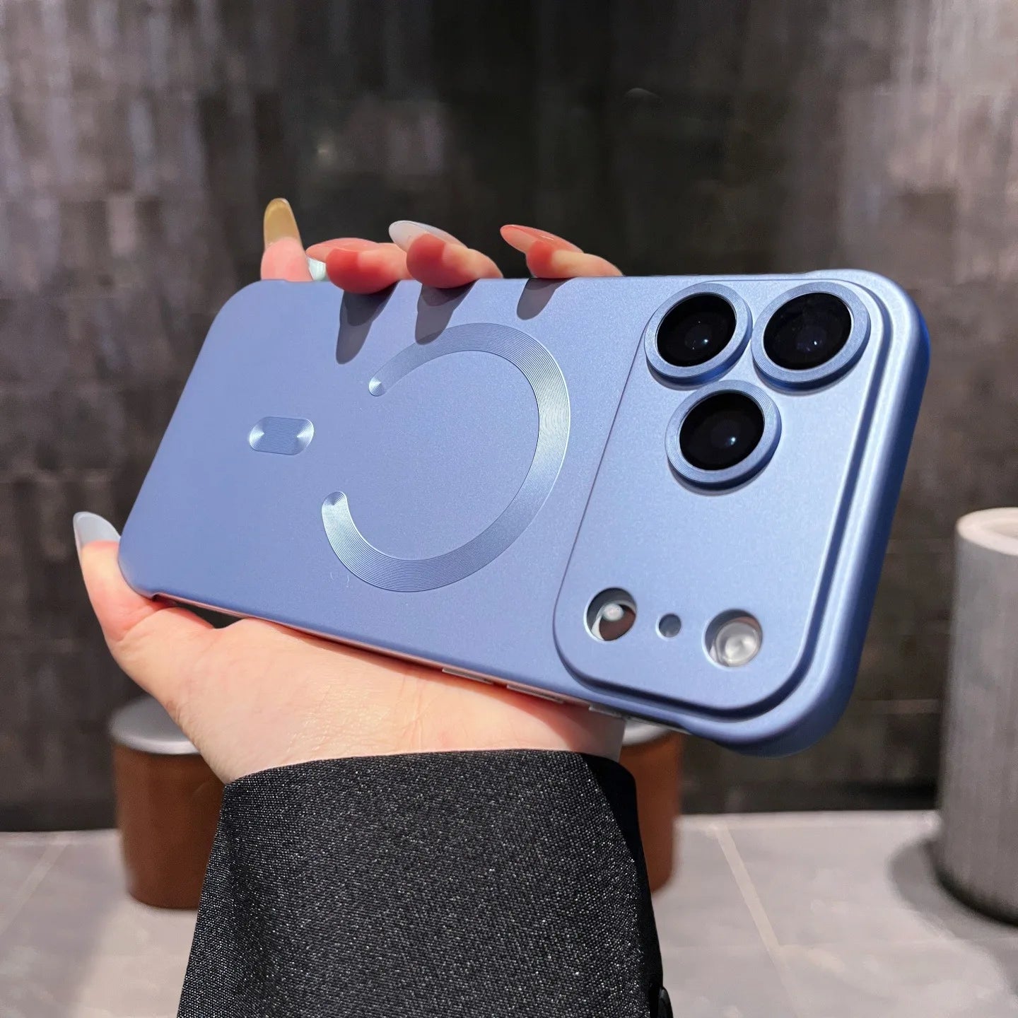 Luxury Plating Frameless Magsafe Case for iPhone 17 Pro Max Air Lens Film Ultra Thin PC Cover for iPhone 13 14 12 15 16 Pro Max