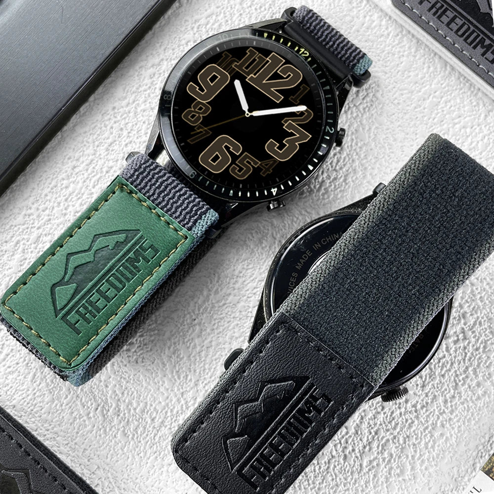 Nylon Strap Band for HUAWEI WATCH 5 4 46mm GT3 42mm / GT Runner / GT2 Pro Trail Loop Bracelet for Huawei WATCH 3/4 Pro Watchband