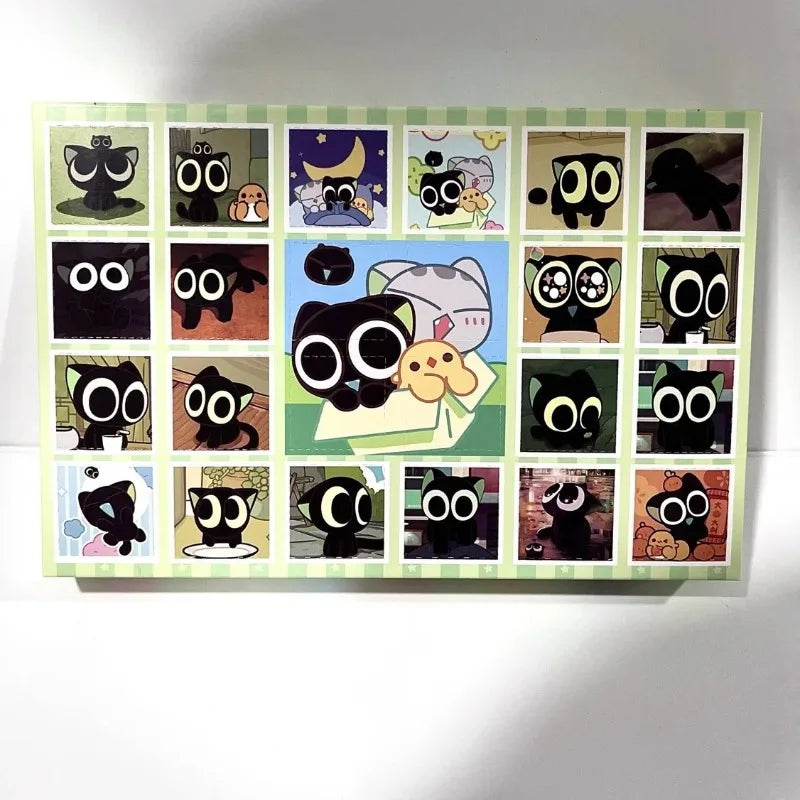 Kawaiiro Little Black Surprise Blind Box Doll, desktop decoration, Hole Fun Blind Box Fun toy Christmas gifts