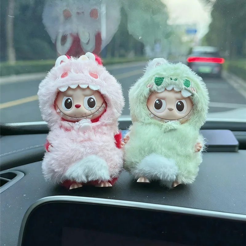 For Labubu 4.0 Pin for Love Clothes Pink Green Dinosaur Suit For 10.5cm Labubu doll Outfit Clothes Accessories