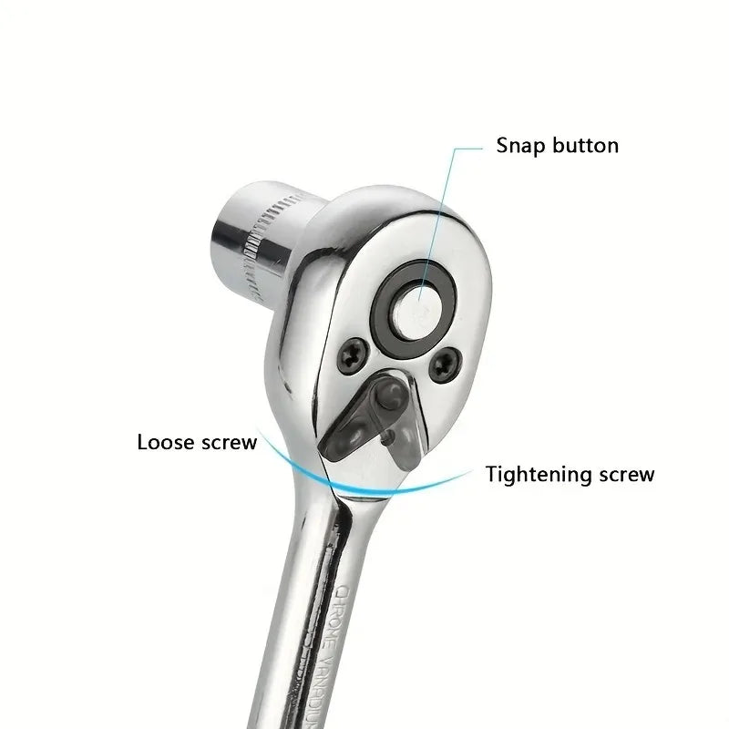 NEW Car Repair Tool Kit 46/53 Piece/Set Socket Set Car Repair Tool Ratchet Torque Wrench Combo Auto Repairing Tool Set