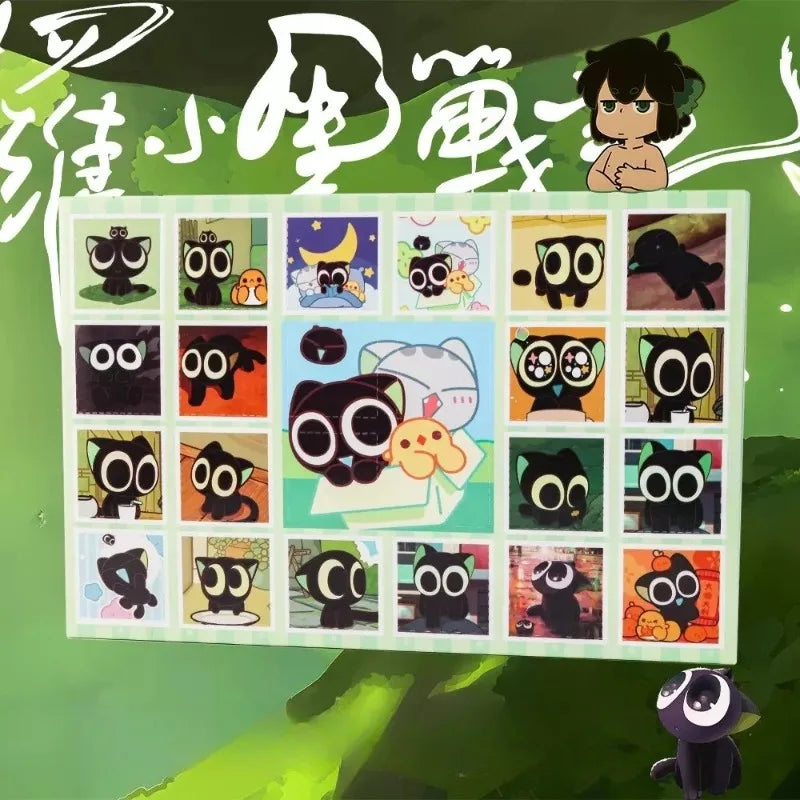 Kawaiiro Little Black Surprise Blind Box Doll, desktop decoration, Hole Fun Blind Box Fun toy Christmas gifts