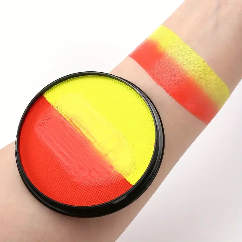 30g Double Color Water Based Body Face Paint DIY Body Painting For Cosplay Festival Opera Halloween Party Face Painting Makeup