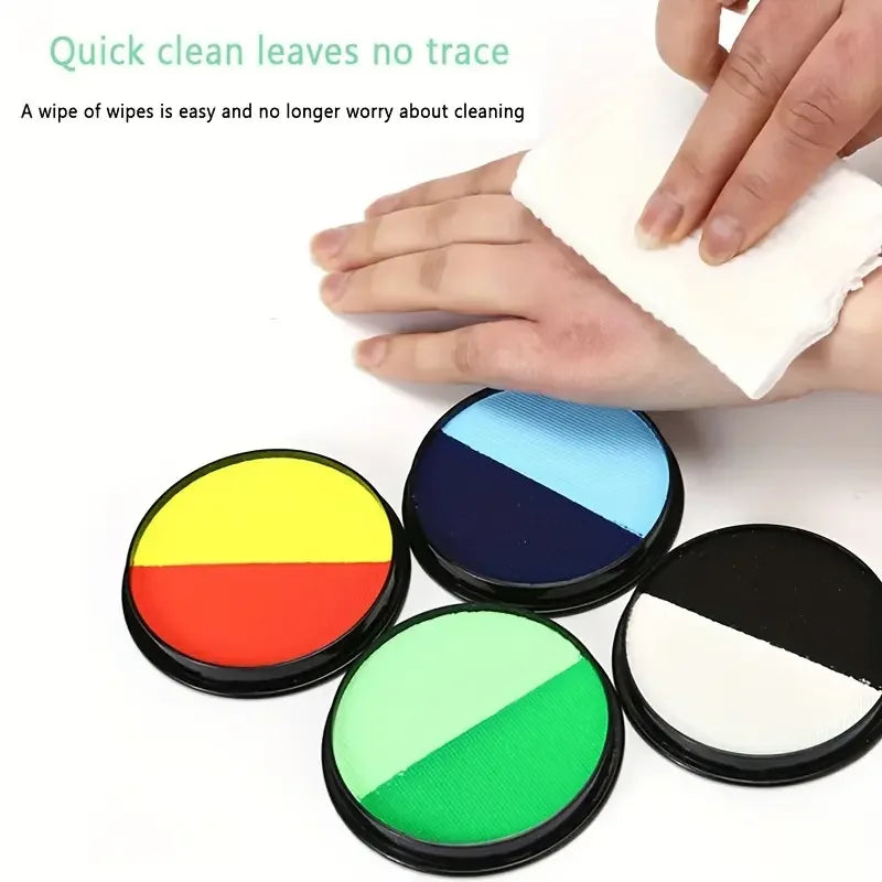 30g Double Color Water Based Body Face Paint DIY Body Painting For Cosplay Festival Opera Halloween Party Face Painting Makeup