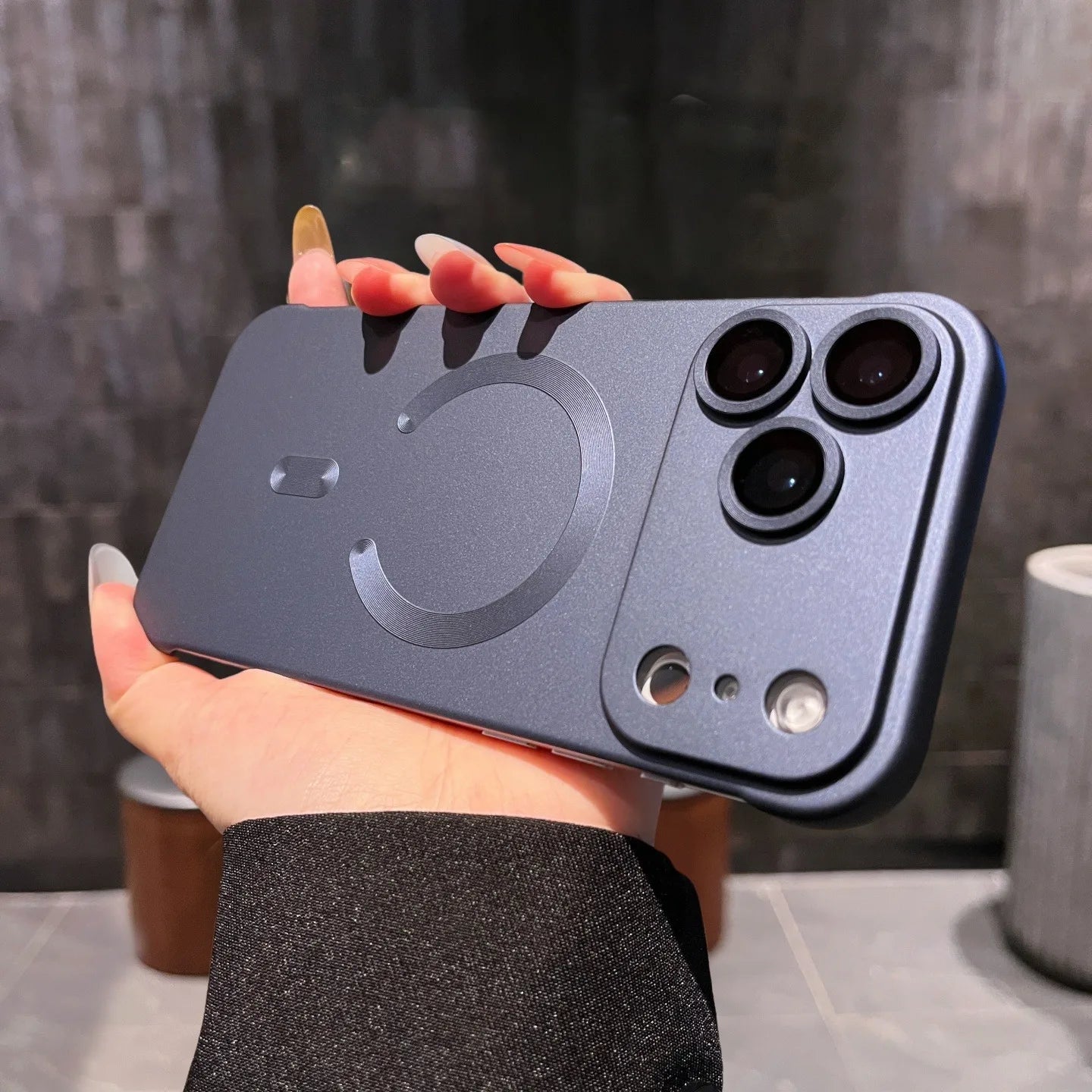 Luxury Plating Frameless Magsafe Case for iPhone 17 Pro Max Air Lens Film Ultra Thin PC Cover for iPhone 13 14 12 15 16 Pro Max