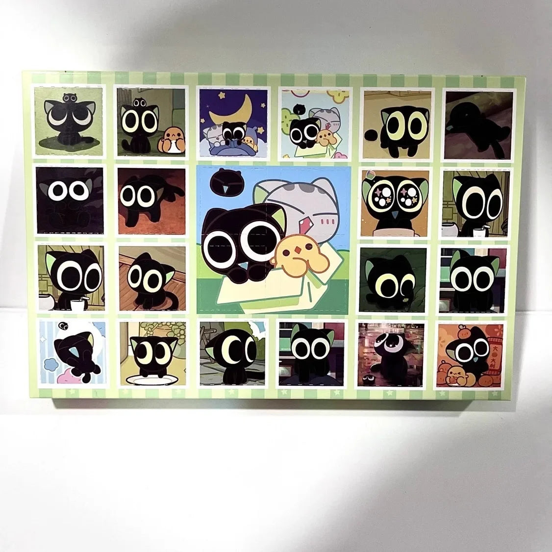 Kawaiiro Little Black Surprise Blind Box Doll, desktop decoration, Hole Fun Blind Box Fun toy Christmas gifts