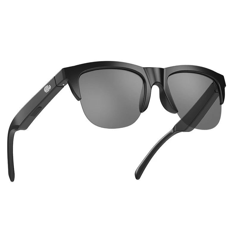 Touch - Based Intelligent Bluetooth Bone Conduction Glasses: for Outdoor Sports Calls, Business,Wireless Sunglasses & Headphones